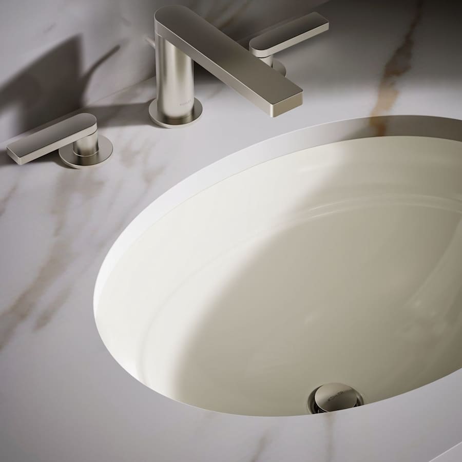 Serif 20-5/8" Undermount Cast Iron Bathroom Sink