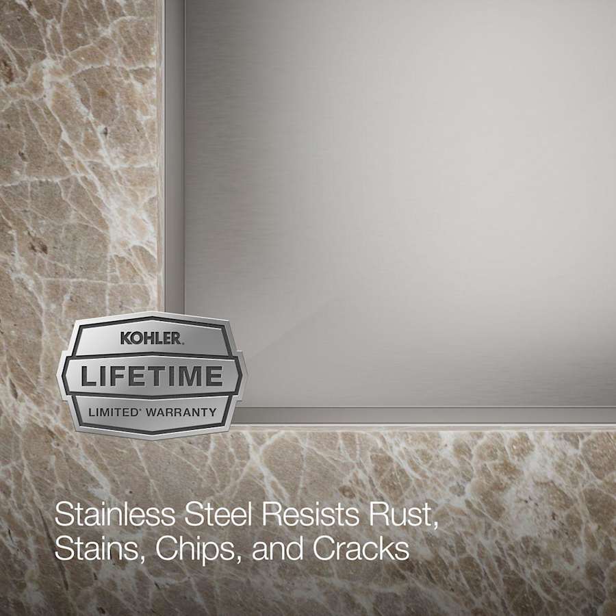 Vault Stainless Steel 32" Undermount Single Bowl Kitchen Sink