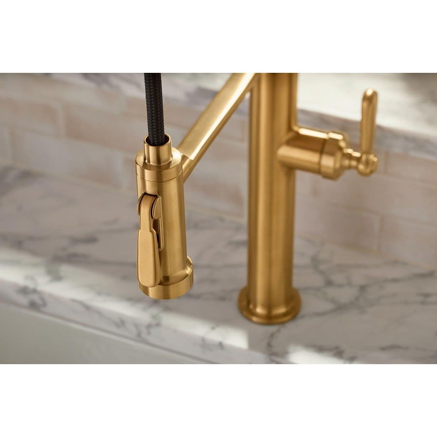 Edalyn™ by Studio McGee Kitchen Faucet, Deck Mount, 1 Lever Handle, 1-Hole, Polished Chrome