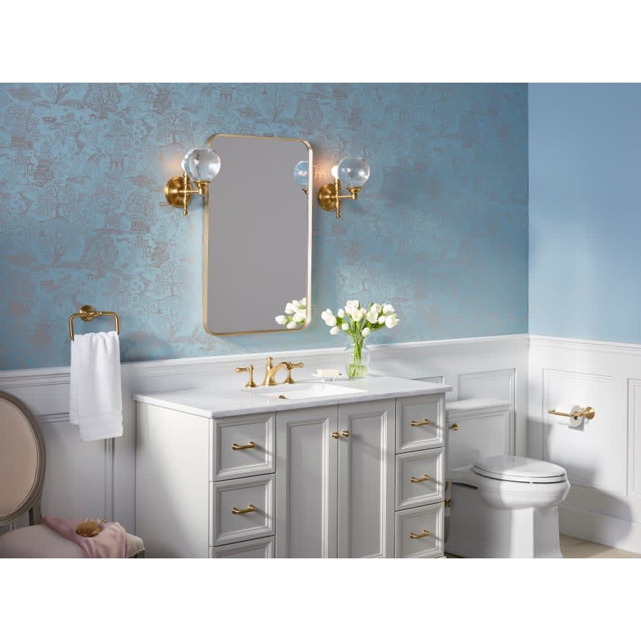 Essential 22-1/16" W x 34-1/16" H Rectangular Framed Bathroom Mirror