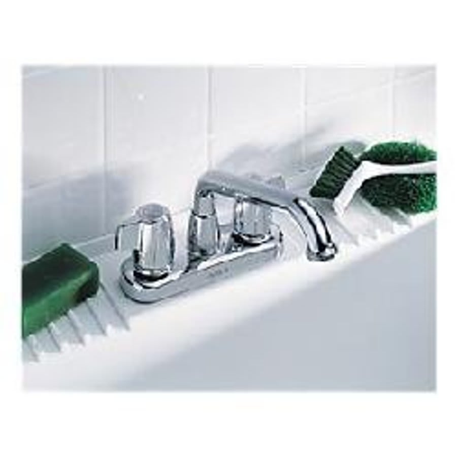 Classic Laundry Faucet, Deck Mount, ADA, Wing Handle, Chrome