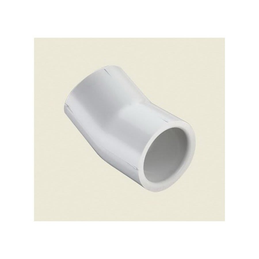 22.5 deg Elbow, 1 in, Socket, SCH 40/STD, PVC