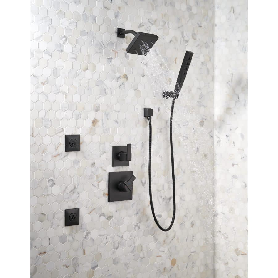 Universal Showering 1.75 GPM Multi Function Hand Shower Package with Touch-Clean and H2Okinetic® Technologies - Includes Hose and Mounting Bracket