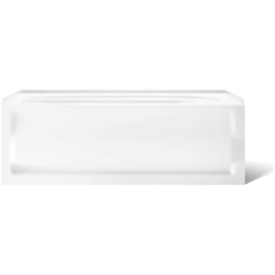 Bancroft Collection 60" Three Wall Alcove Soaking Bath Tub with Left Hand Drain