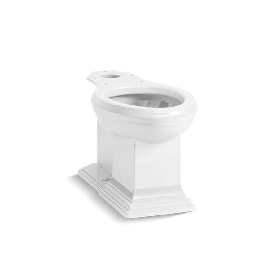 Memoirs® Toilet Bowl, Floor Mount, 12 in Rough, Elongated, White