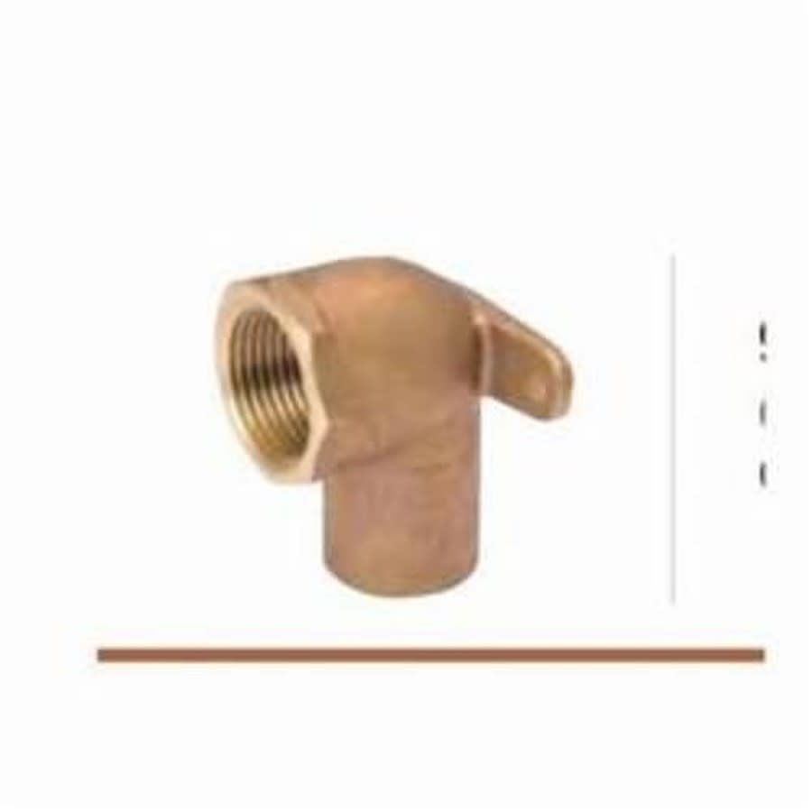 Drop Ear 90 deg Elbow, 1/2 in, C x FNPT, Copper