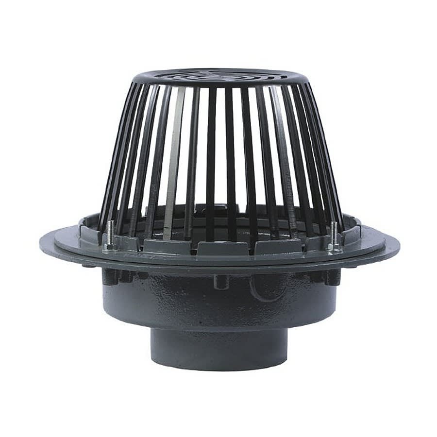 Flashing Clamp, For Use With Series RD-300 Overflow Roof Drain, Cast Iron