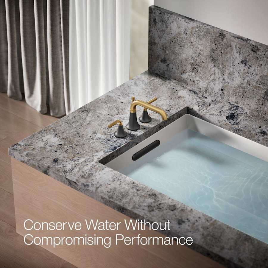 Tone Deck Mounted Roman Tub Filler with Built-In Diverter