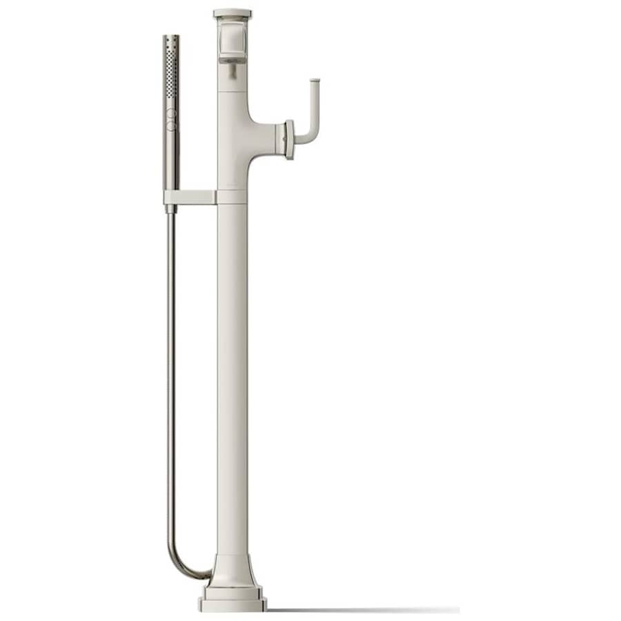 Riff Floor Mounted Tub Filler with Built-In Diverter - Includes Hand Shower