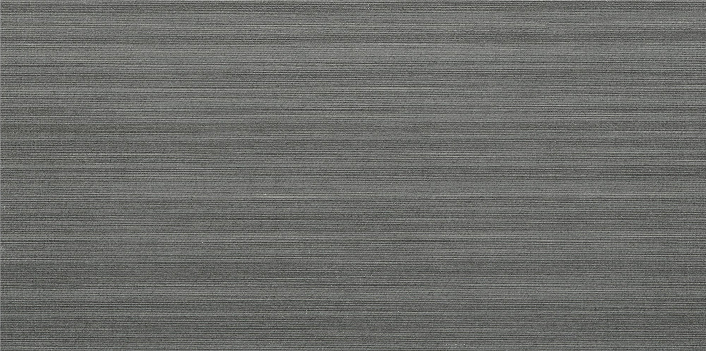 Fabric Art Modern Linear Dark Gray Rectangle, Modern Linear 12X24 Matte