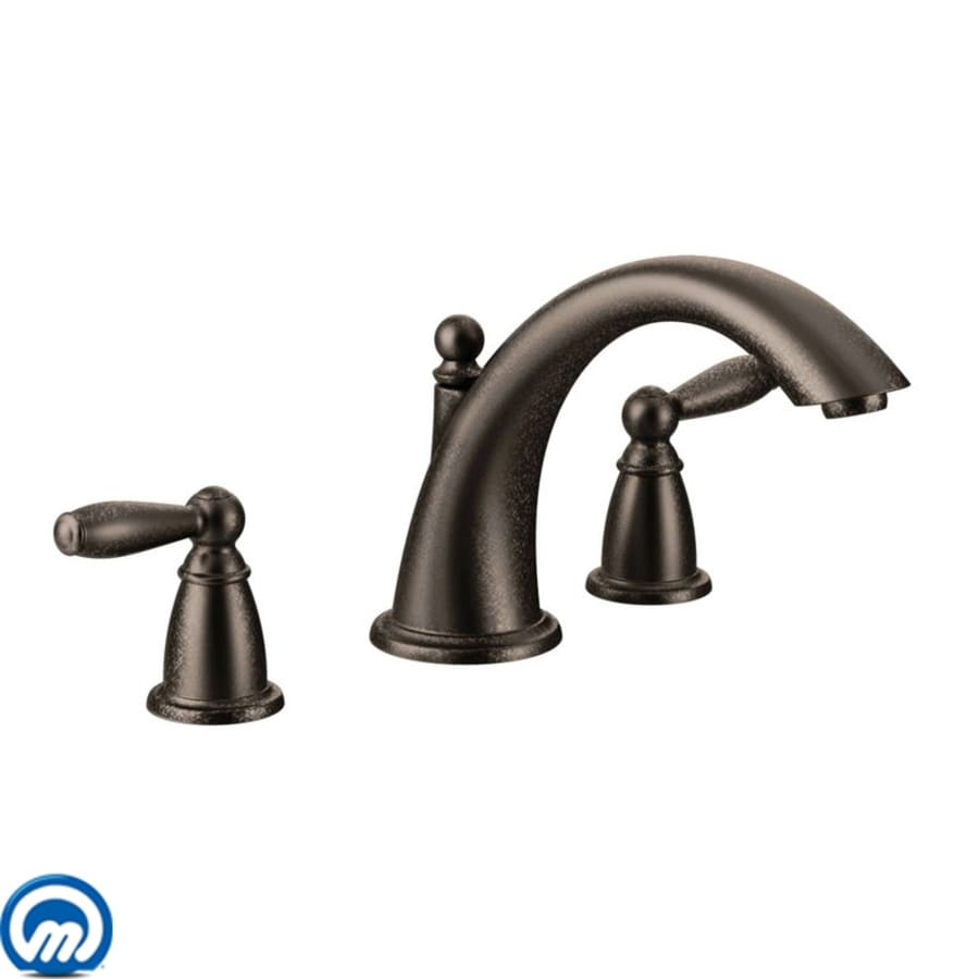 Deck Mounted Roman Tub Filler Trim from the Brantford Collection (Less Valve)
