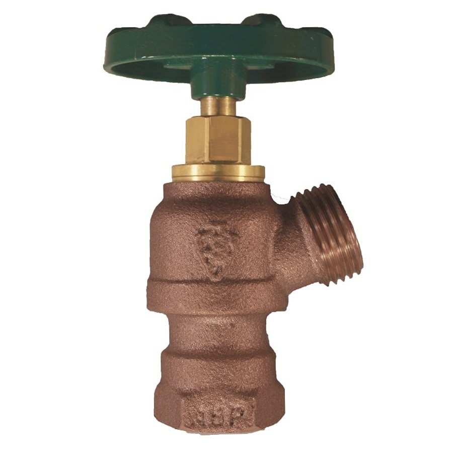 Garden Valve, 1/2 or 3/4 in Inlet, FNPT, Rough Bronze