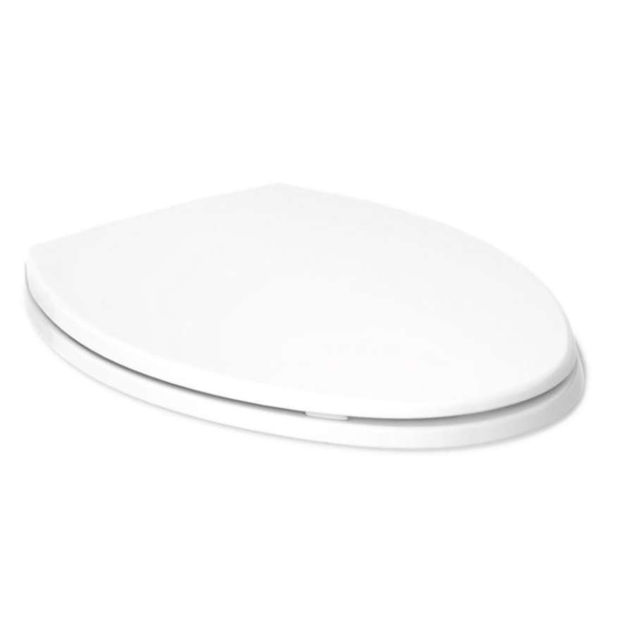 Brevia Q2 Elongated Closed-Front Toilet Seat with Quick-Release and Quick-Attach Hinges