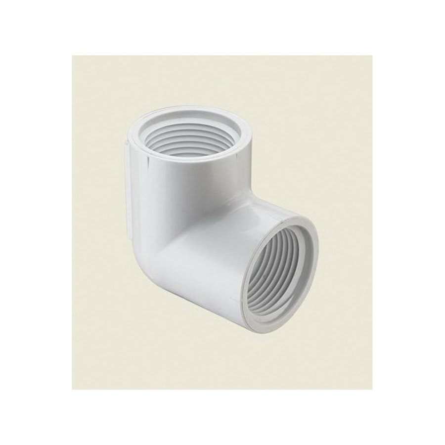 90 deg Elbow, 1 in, FNPT, SCH 40/STD, PVC