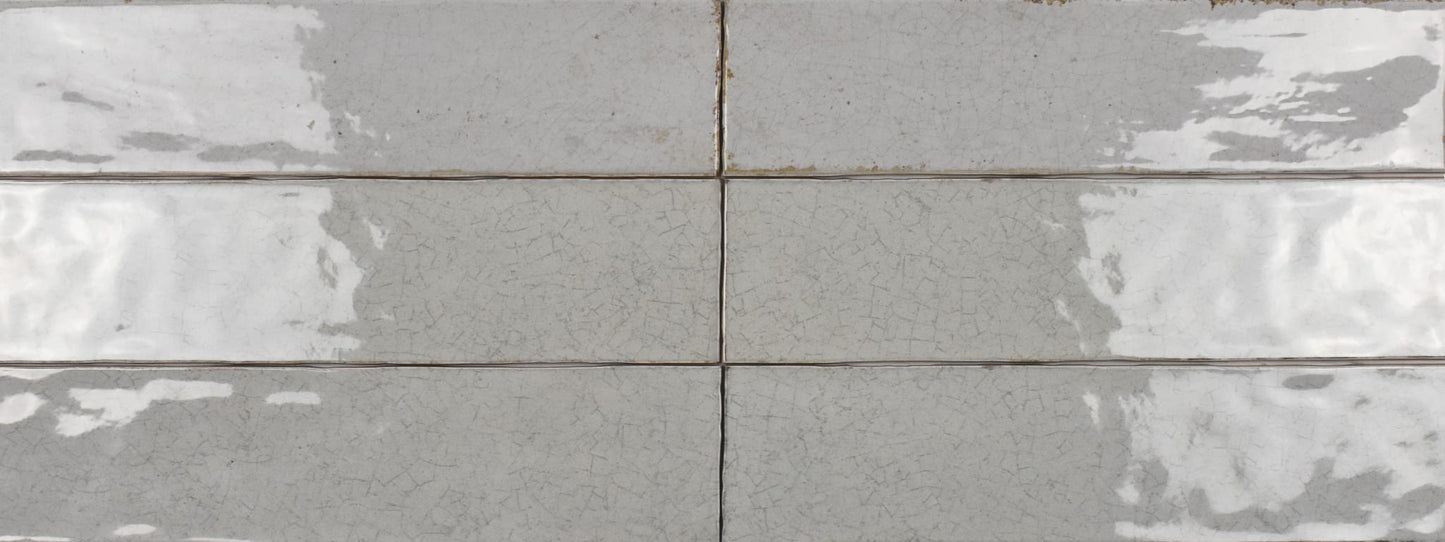 MAIOLICA CRACKLED 3”X12” Tender Gray