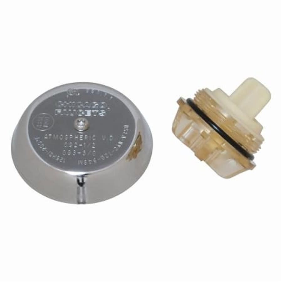 Vacuum Breaker Assembly Kit, Plastic/Zinc Body, Polished Chrome