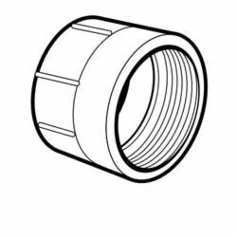 DWV Female Adapter, 6 in, Hub x FNPT, ABS