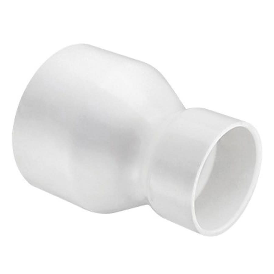 Reducer Coupling, 6 x 3 in, Hub, DWV, PVC
