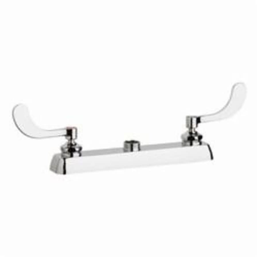 Utility Sink Faucet, Deck Mount, ADA, Blade Handle, Polished Chrome