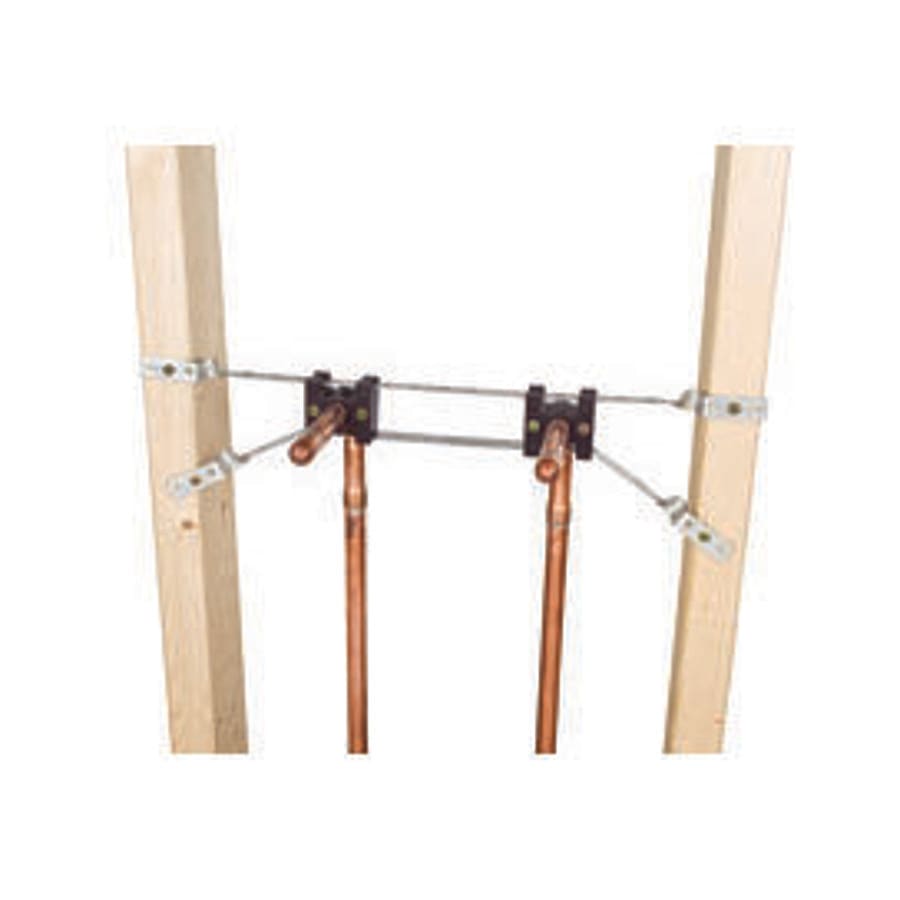 StrongArm™ LockBlock™ Bracket With (2) 1/2 in, Standard LockBlock, 1/2 in Hole, 25 lb, Steel, Galvanized