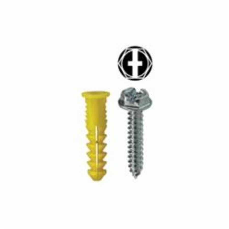 Screw Anchor Kit, #10 , Electrogalvanized