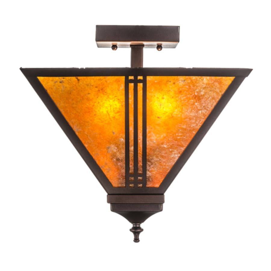 Prairie Loft 2 Light 19" Wide Semi-Flush Ceiling Fixture