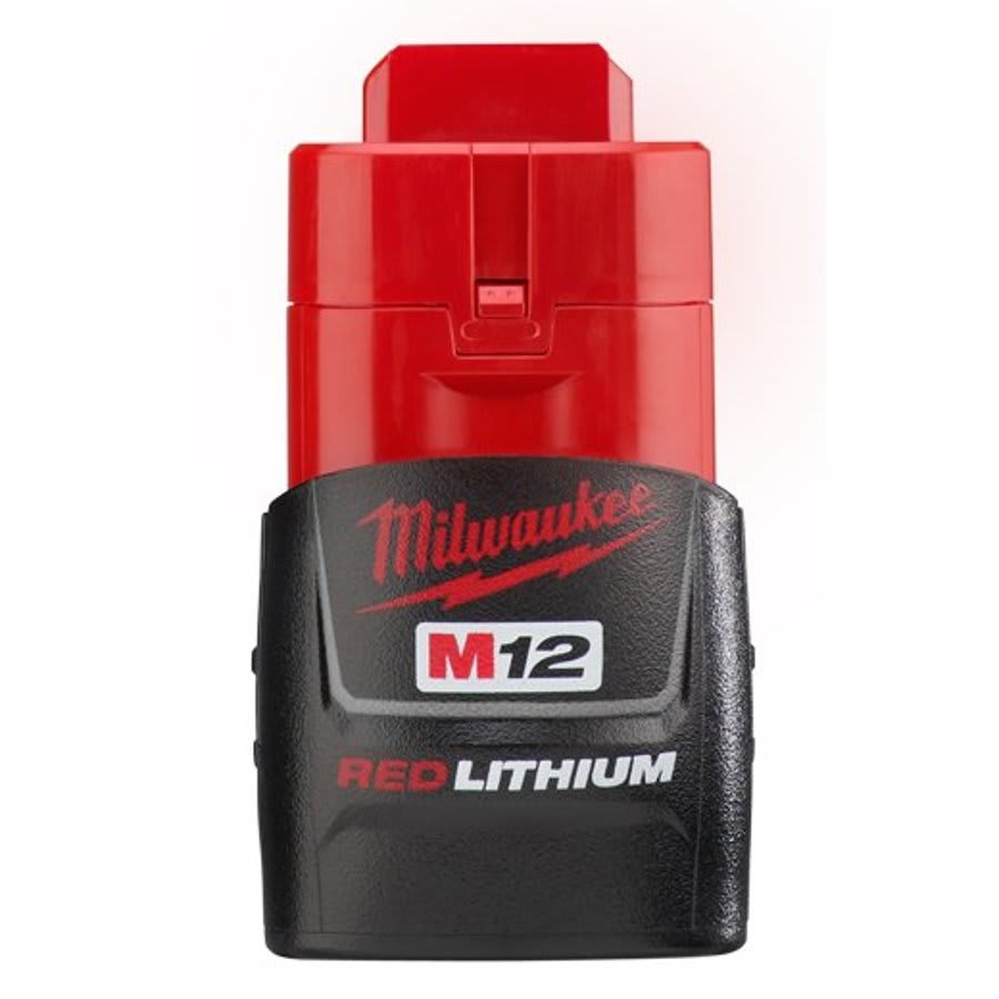 M12™ REDLITHIUM™ Compact Rechargeable Cordless Battery Pack, 1.5 Ah Lithium-Ion Battery, 12 VDC