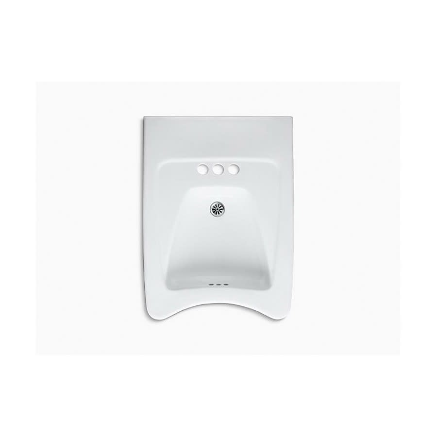 Morningside™ Wall Mount Lavatory Sink, ADA, 20 x 21-1/2 x 8-1/8 in, Vitreous China, White