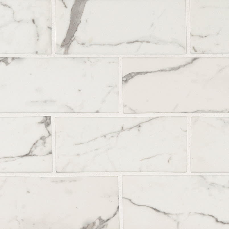 Statuario Celano Glass Tile