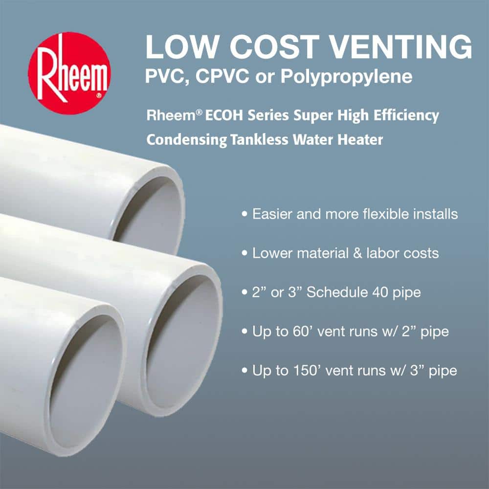 Performance Platinum 9.5 GPM Smart Super High Efficiency Indoor or Outdoor Natural Gas Tankless Water Heater