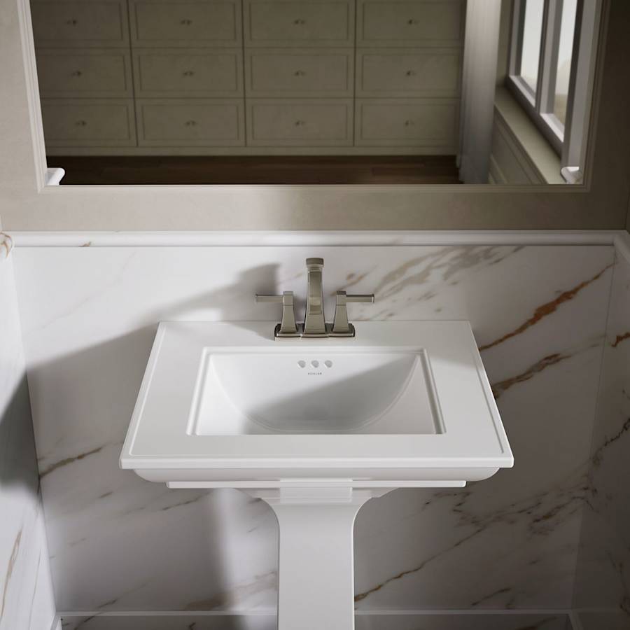 Memoirs Stately 24" Pedestal Bathroom Sink with 4" Centerset Faucet Holes
