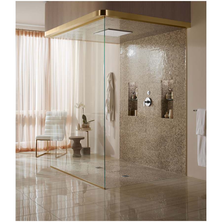 Composed Pressure Balanced Valve Trim Only with Single Lever Handle - Less Rough In