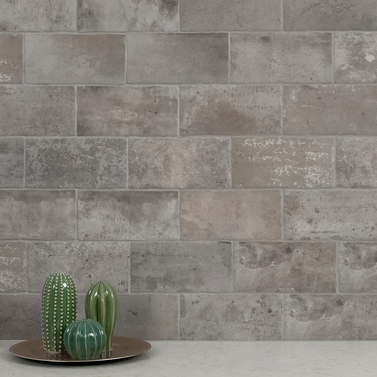 Brickstone Taupe Porcelain Tile