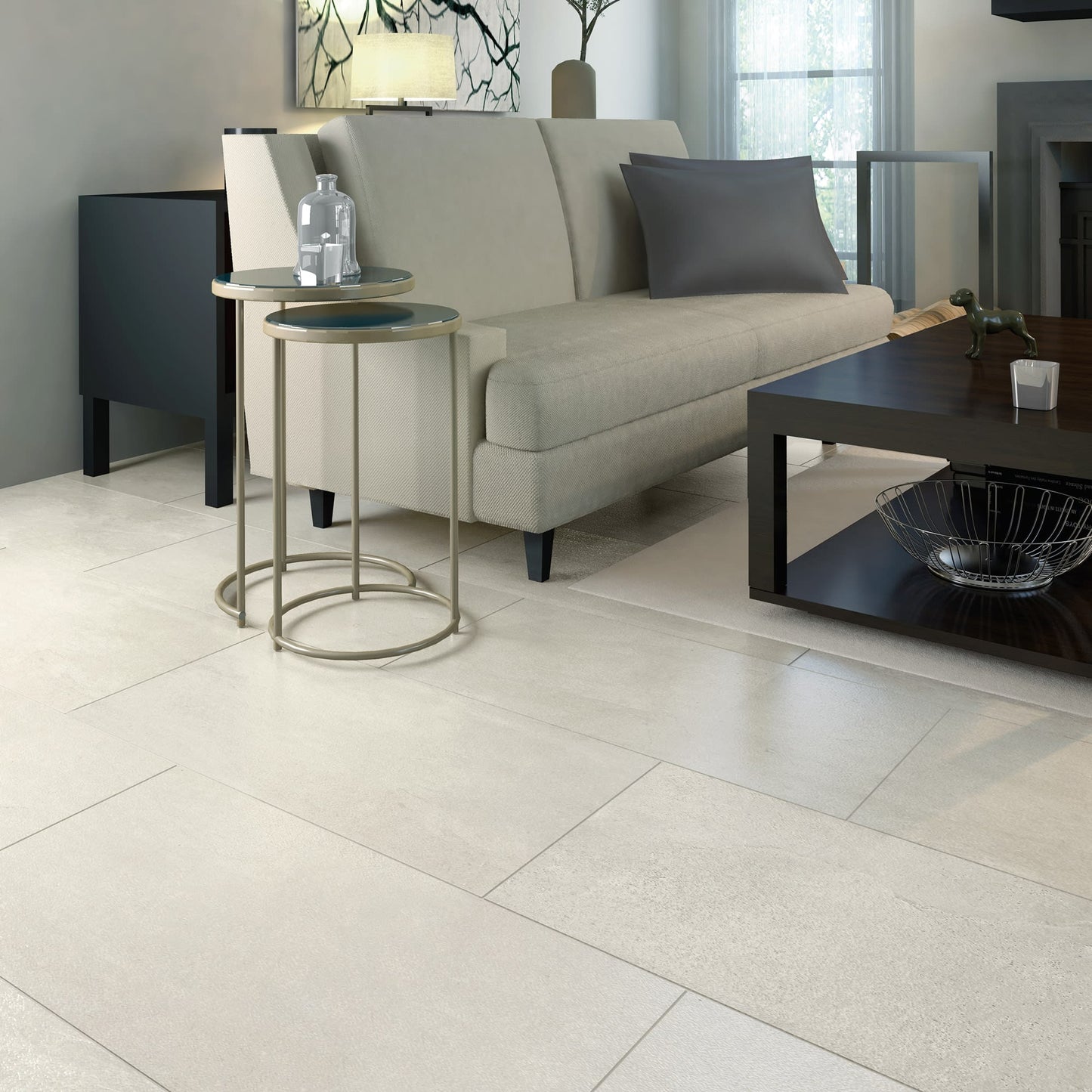 Slate Attache Meta White Rectangle 12X24 Matte