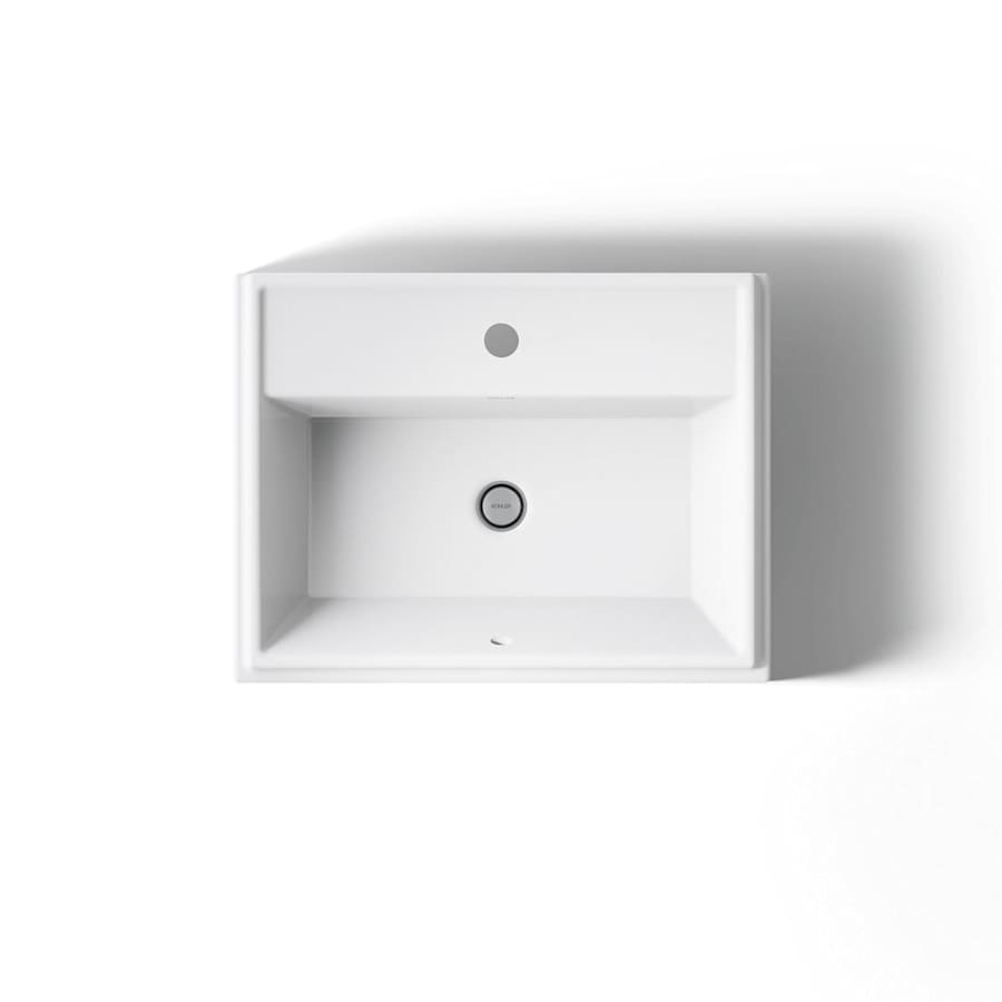 Tresham 20" Drop In Bathroom Sink with 1 Hole Drilled and Overflow