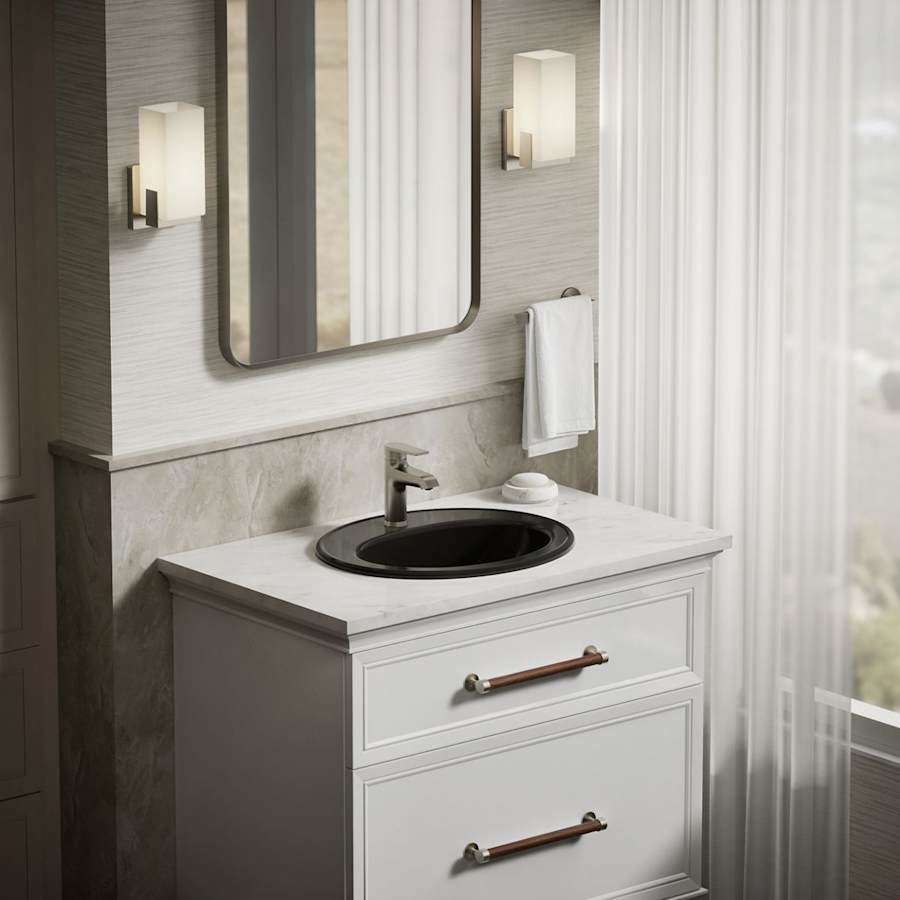 Pennington 20-1/4" Drop In Bathroom Sink with 1 Hole Drilled and Overflow