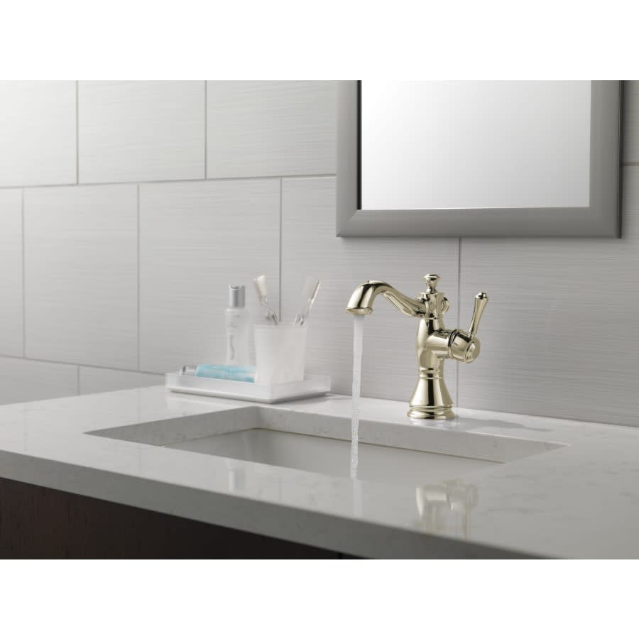 Cassidy Single Hole Bathroom Faucet with Pop-Up Drain Assembly - Includes Lifetime Warranty