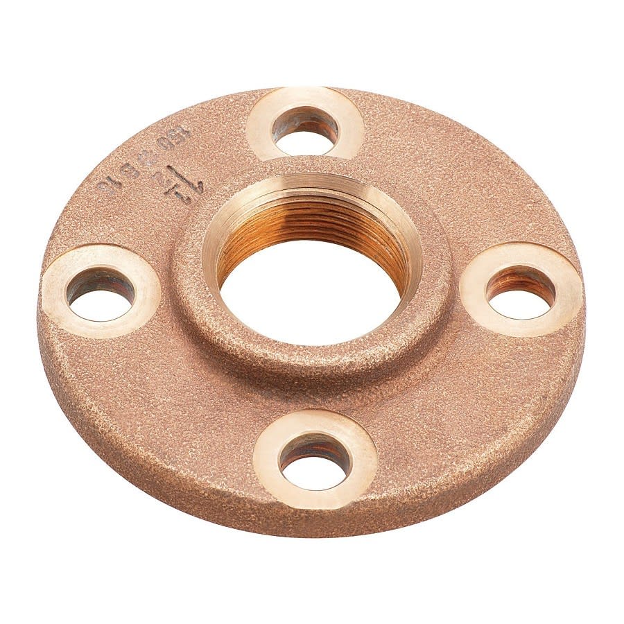 Companion Flange, 1-1/2 in, FNPT, 5 in OD, (4) 5/8 in Bolt Holes, 150 lb