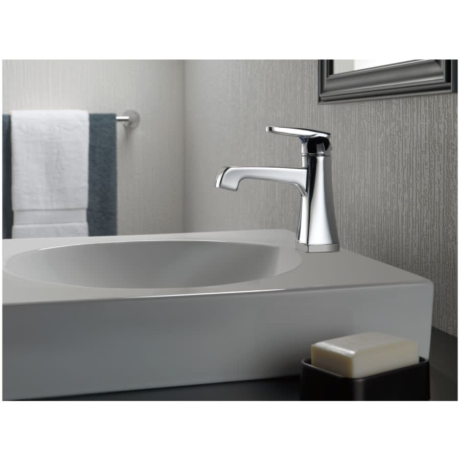Ashlyn 1.2 GPM Single Hole Bathroom Faucet with Push Pop-Up Drain Assembly