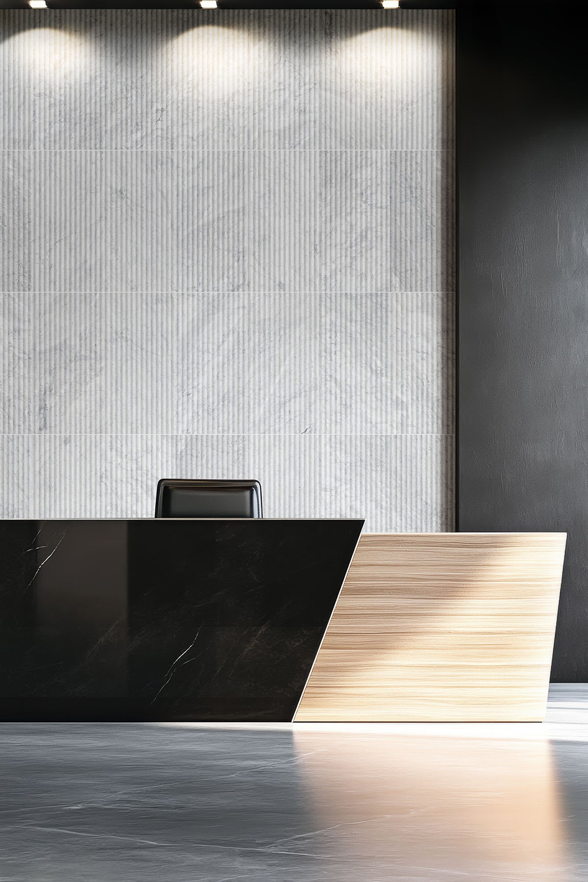 Carrara White Milano Ribbo Honed