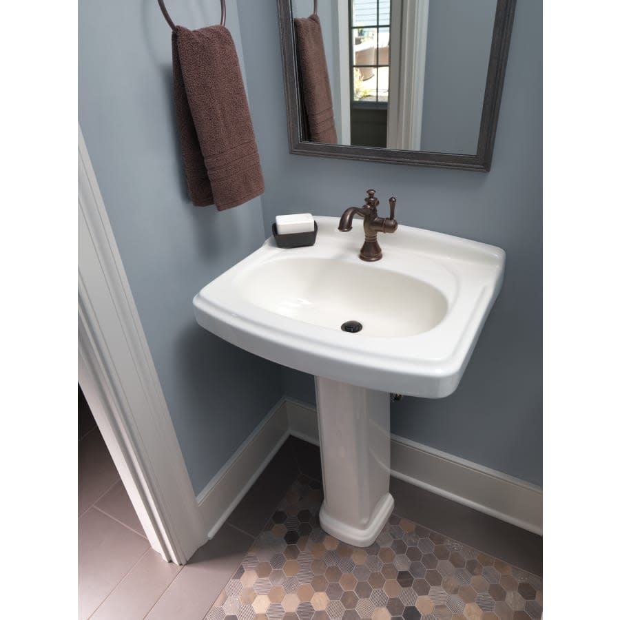 Cassidy Single Hole Bathroom Faucet with Pop-Up Drain Assembly - Includes Lifetime Warranty