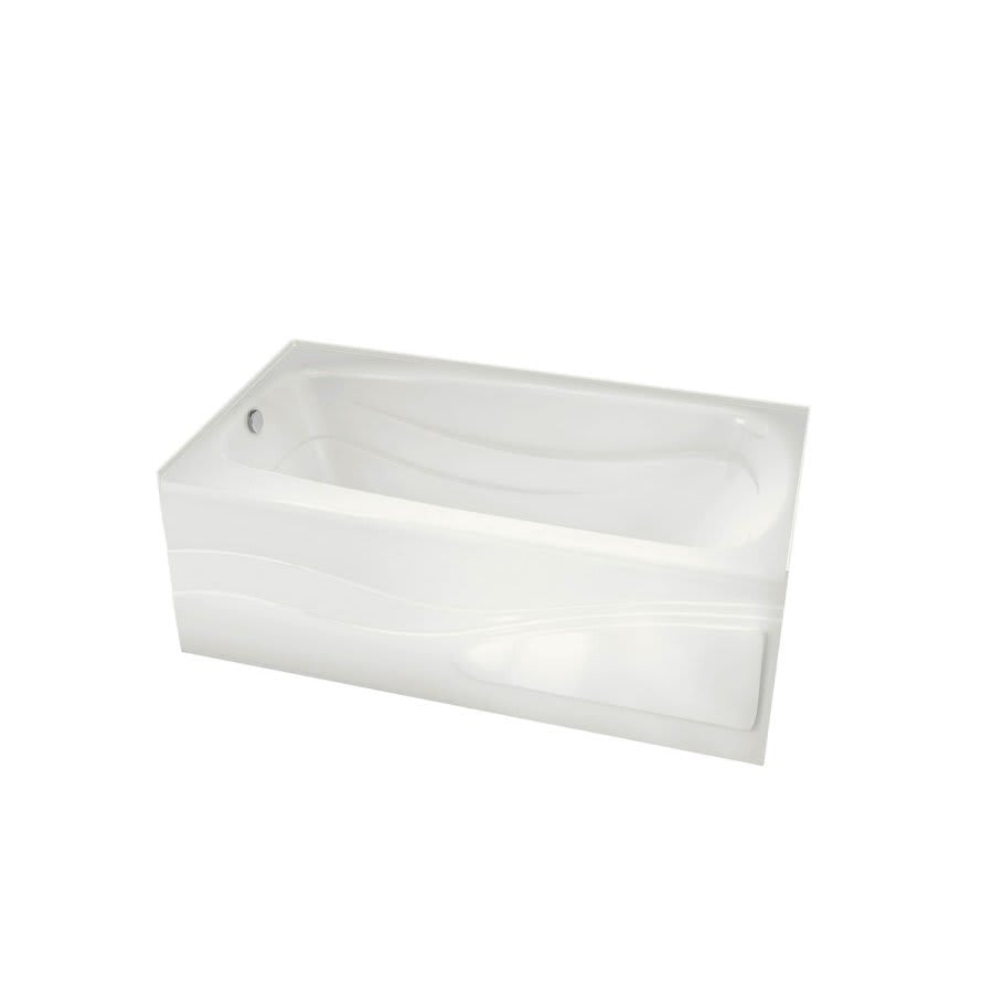 Tenderness™ Alcove Tub, 60 x 32 x 20 in, Right Hand Drain, White