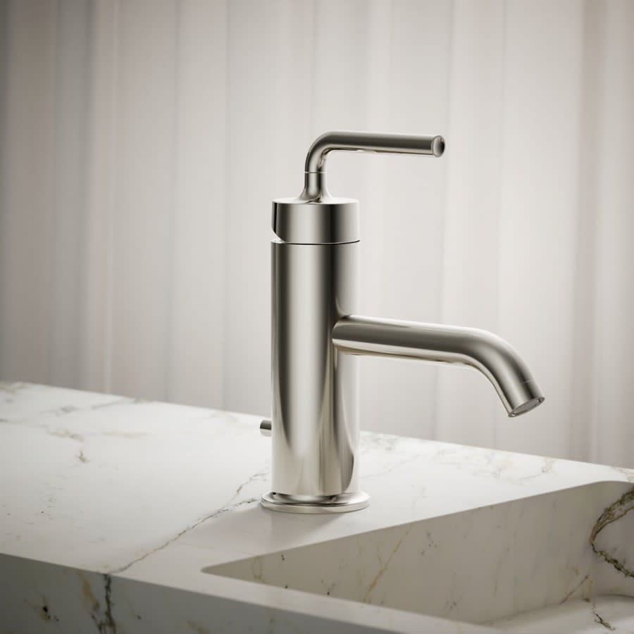 Purist 1.2 GPM Single Hole Bathroom Faucet with Pop-Up Drain Assembly