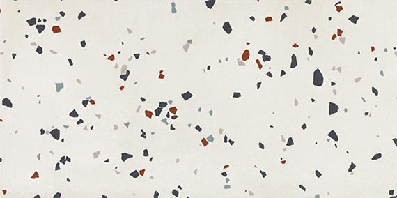 Color Story Floor Designer White Speckle Square 12X12 Matte