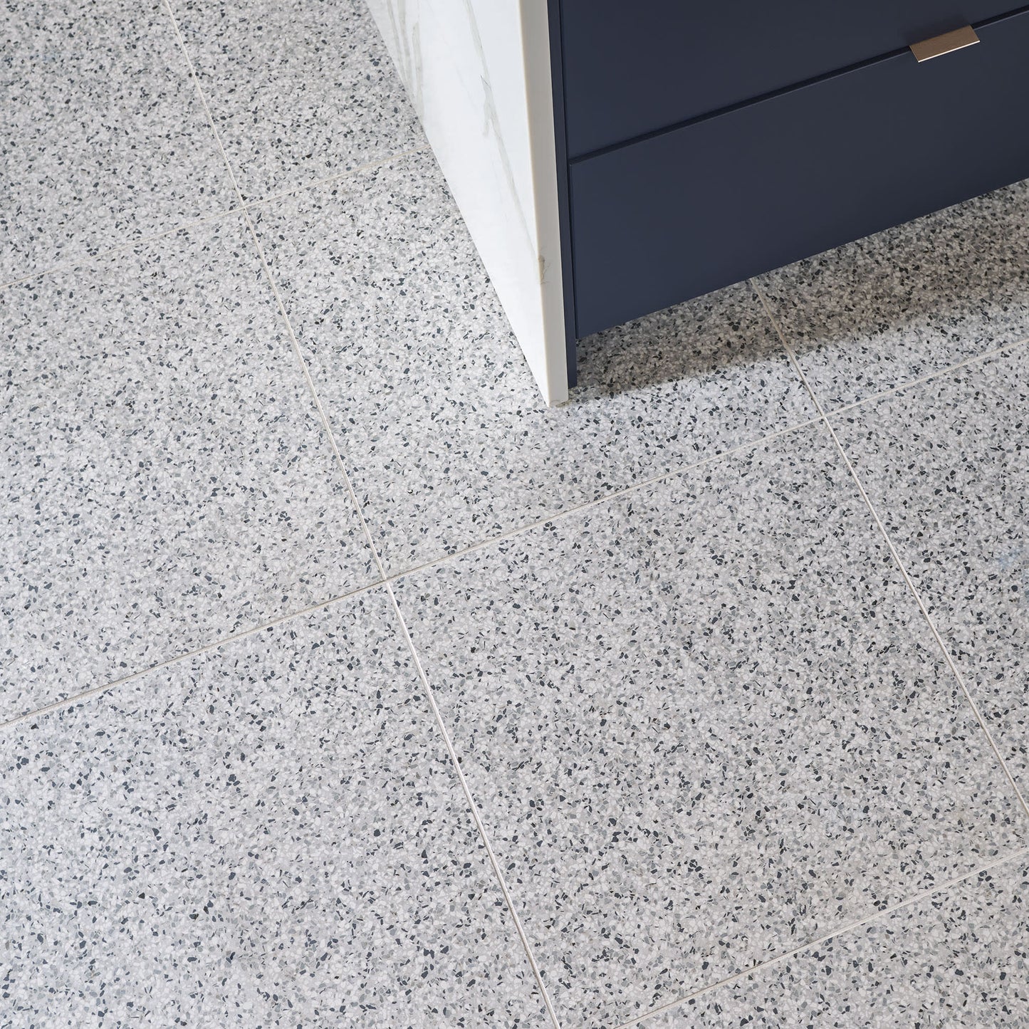 Modernist Pearsall Grey Square 24X24 Matte