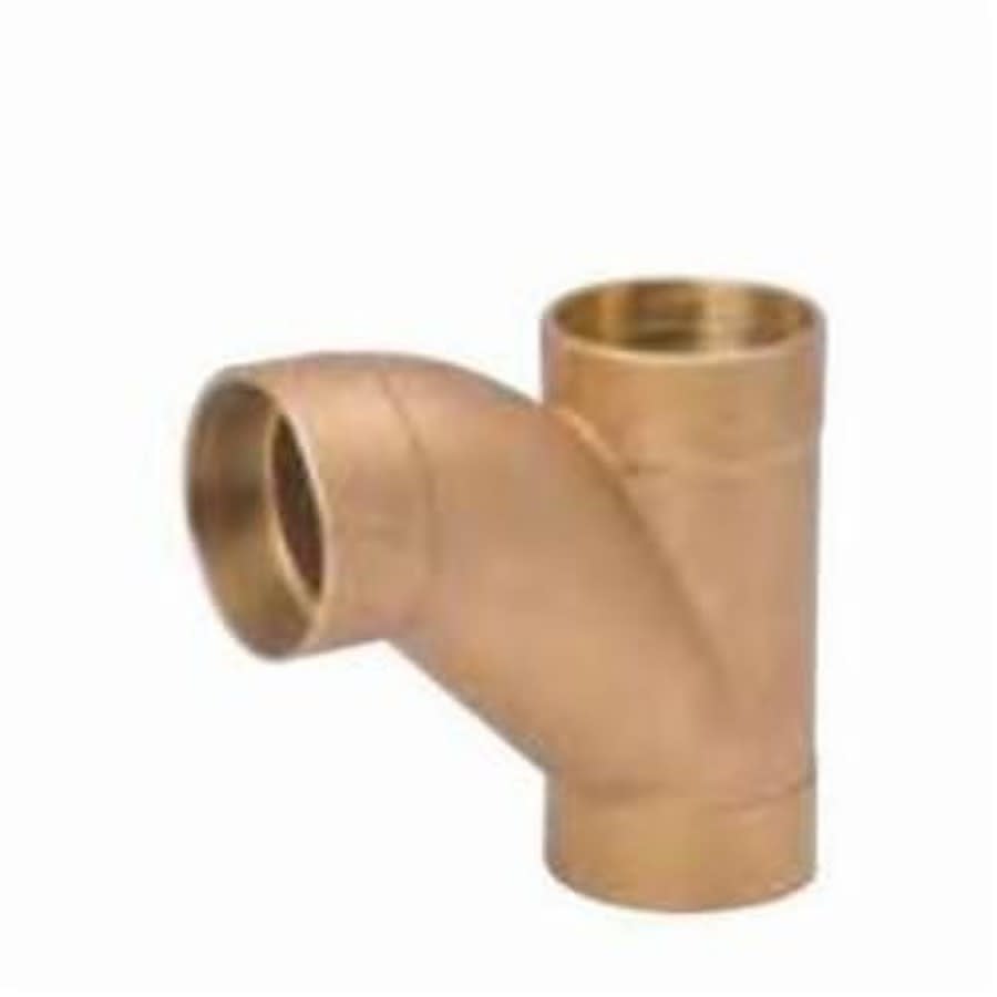 DWV Combination Wye and 45 deg Elbow, 4 in, C, Copper