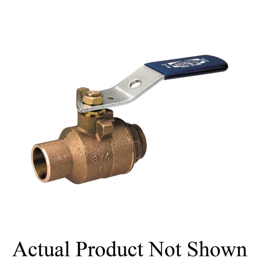 2-Piece Ball Valve, 3 in, C, Standard Port, Stainless Steel Ball, Bronze