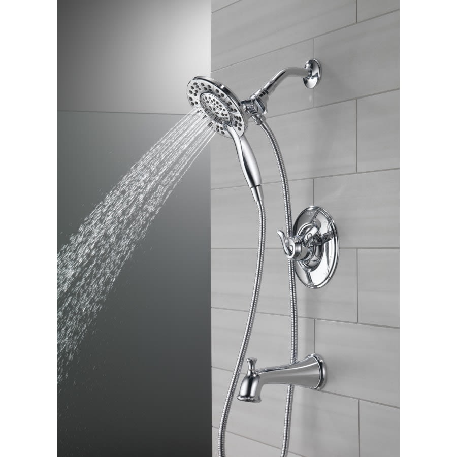 Linden Monitor 17 Series Dual Function Pressure Balanced Tub and Shower with In2ition and Integrated Volume Control - Less Rough-In Valve