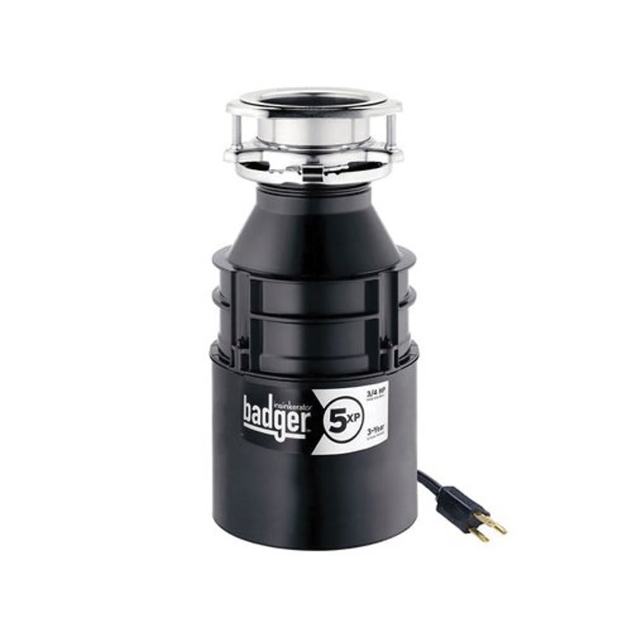 Badger® 5XP Corded Garbage Disposal, 3/4 hp, 120 VAC, 1 ph