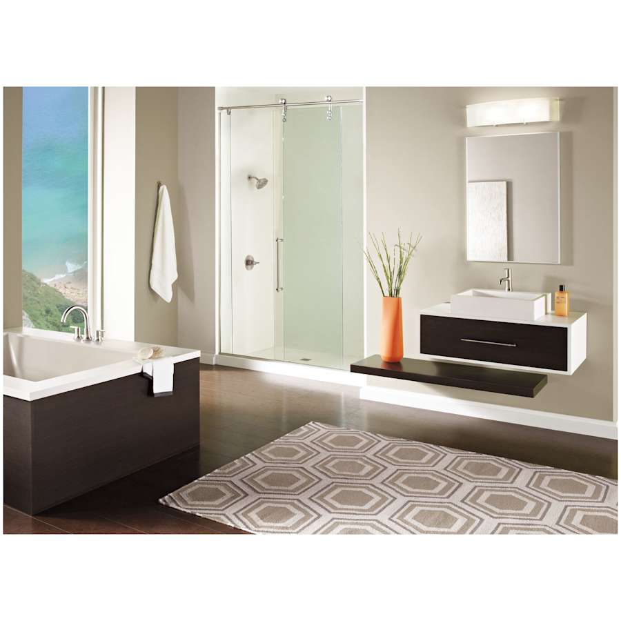Trinsic 1.2 GPM Single Hole Bathroom Faucet with Metal Push Pop-Up Drain Assembly - Limited Lifetime Warranty